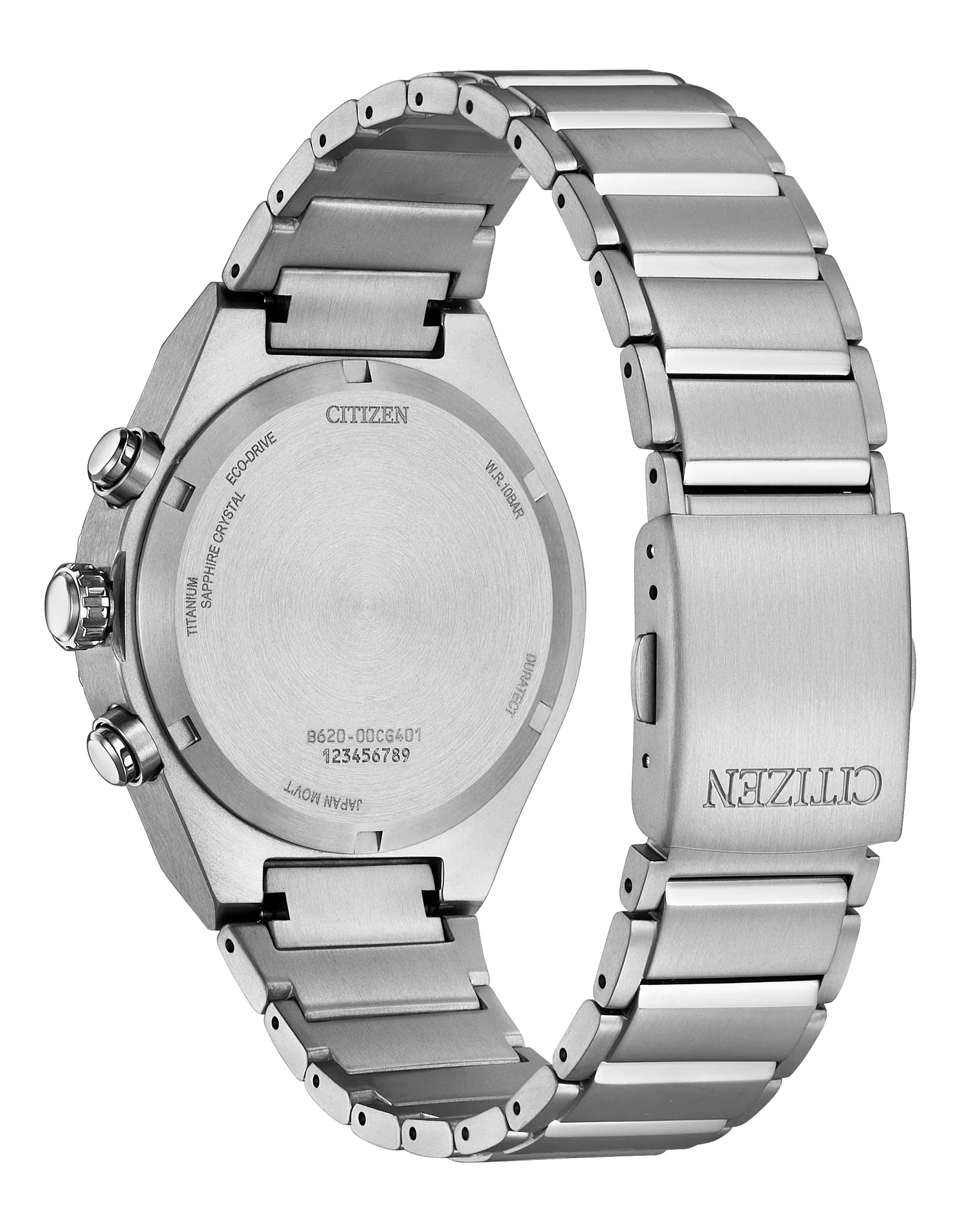 Zenshin Senkei White Dial Super Titanium Bracelet CA4690-51A | CITIZEN